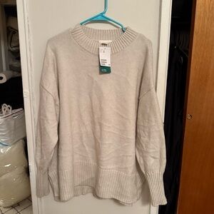 H&M Light Beige Knit Pullover